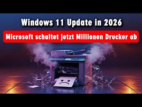 Microsoft schaltet jetzt Millionen Drucker in Windows 11 ab - euren Drucker auch?