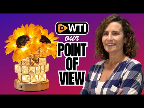 Sunflowers Flower Lamp - WTI product video review