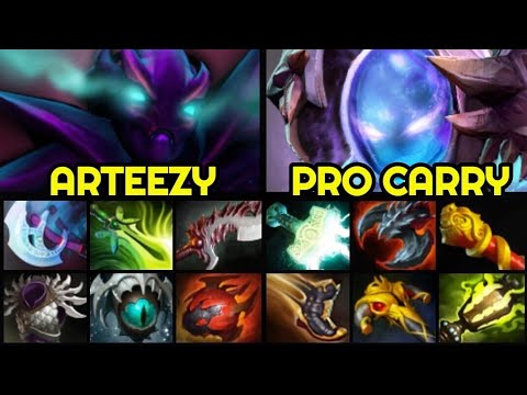Who's the Late Game Boss? ARTEEZY Full Slotted Spectre vs Full Slotted Arc Warden 7.27 Dota 2