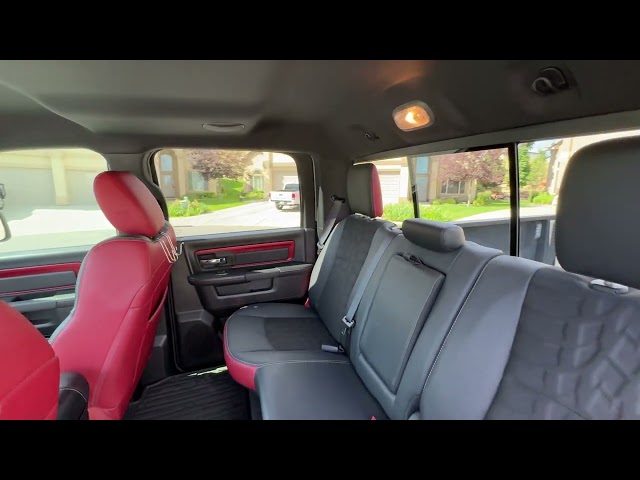 2016 RAM 1500 CREW CAB PICKUP V8, HEMI, 5.7 LITER REBEL PICKUP 4D 5 1/2 FT