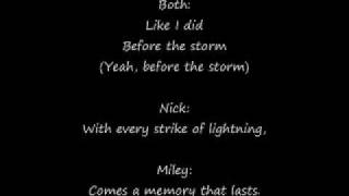 before the storm lyrics by the jonas brothers ft. miley cyrus