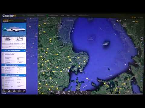 MongoTV_6903 - Flightradar24 - How Far Can i Fly - Part 312-Munich-Copenhagen-LH2442-DLH1TA