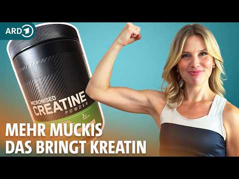 Kreatin für Muskelaufbau: Wann einnehmen und gibt's Nebenwirkungen? | Dr. Julia Fischer | ARD Gesund