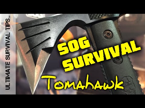NEW SOG Survival / Paracord Tomahawk - SHOT Show 2015 - Bro of Fast Hawk n' Voodoo Tommy / Hatchet
