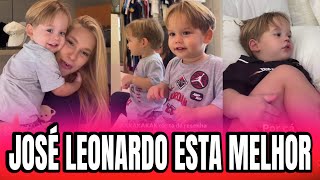 VIRGÍNIA MOSTRA SEU FILHO JOSÉ LEONARDO ESTÁ MUITO ESPERTO 