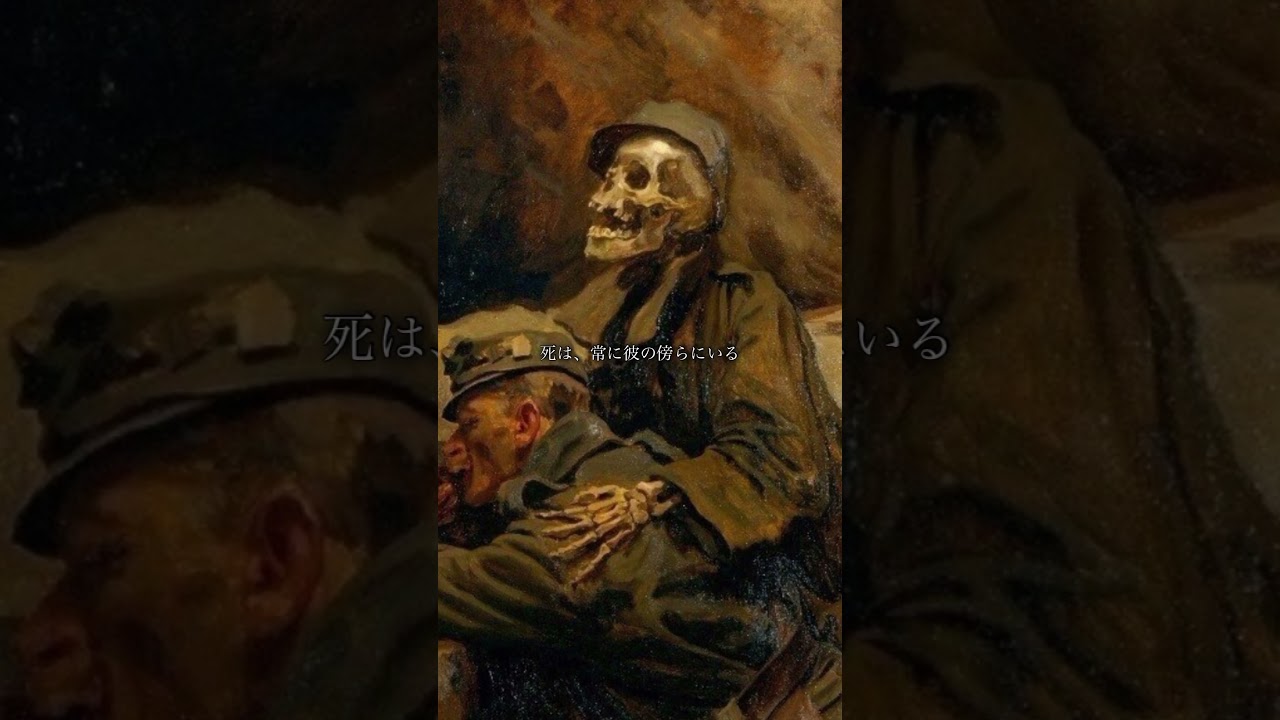 『兵士と死』#絵画 #art #painting #shorts