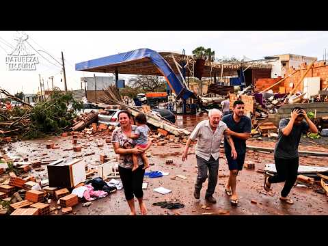 SANTA HELENA DE GOIÁS: TEMPORAL DEIXA 4 FERIDOS E DESTRÓI COBERTURAS