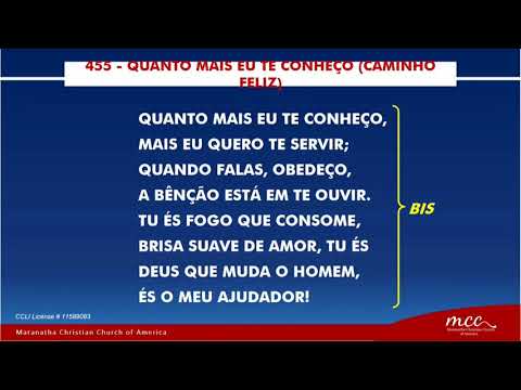 455 - Quanto mais eu te conheço (Caminho Feliz) ICM