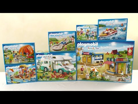 Unboxing Playmobil : Le camping (2019) – 70087, 70088, 70089, 70090, 70091, 70092, 70093