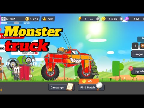 Making monster truck in super tank rumble creation/kashimo_gamer