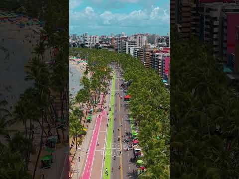 Maceió | Rua Fechada Ponta Verde | Alagoas no Ar