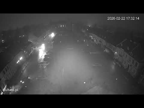 Pułtusk Rynek - widok na Bazylikę – transmisja na żywo