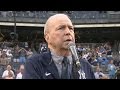 Frank Sinatra Jr. sings national anthem