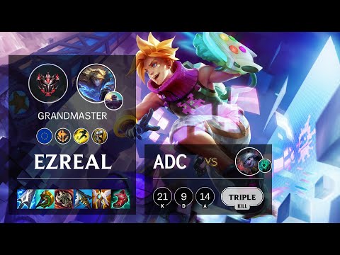 Ezreal ADC vs Tristana - EUW Grandmaster Patch 11.18