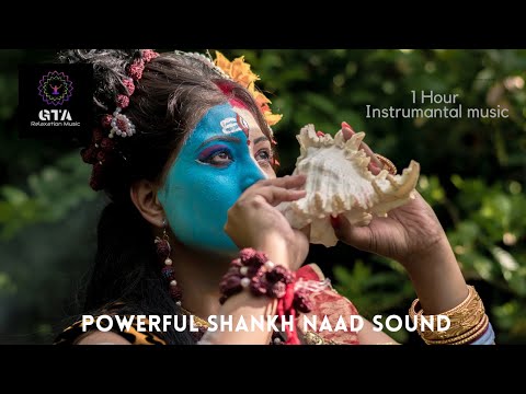 POWERFUL SHANKH NAAD SOUND | Powerful Conch Shell Sound | Blowing shankh for Morning Prayer | 1hour
