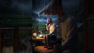 Download lagu Hujan Malam di Teras Desa di temani Secangkir Kopi dan singkong hangat mp3