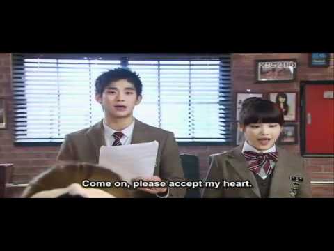 Dream High - Sam Dong & Pil Sook singing. (Episode 13) with Eng sub.
