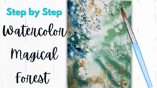 Creating a Dreamy Watercolor Forest Step-by-Step