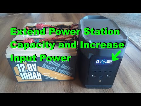 Extending the Capacity of a Power Station, EcoFlow Delta 2 from 1KWh to 3.5KWh