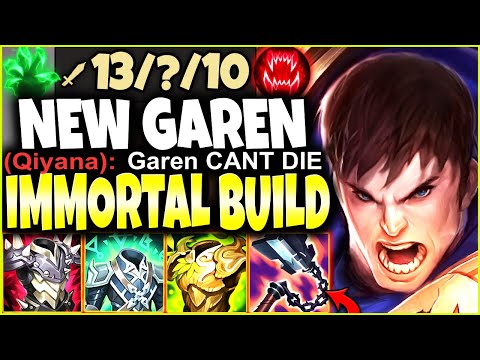 I created the NEW and MOST OP IMMORTAL/MAX HEAL GAREN BUILD 🔥 LoL Top Lane Garen Gameplay