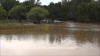 preview picture of video 'Lake Leon Filling Up... This is what it looks like when a lake is filling up!'