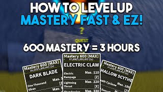 How To Farm Mastery FAST & EASY In Each Sea - Blox Fruits