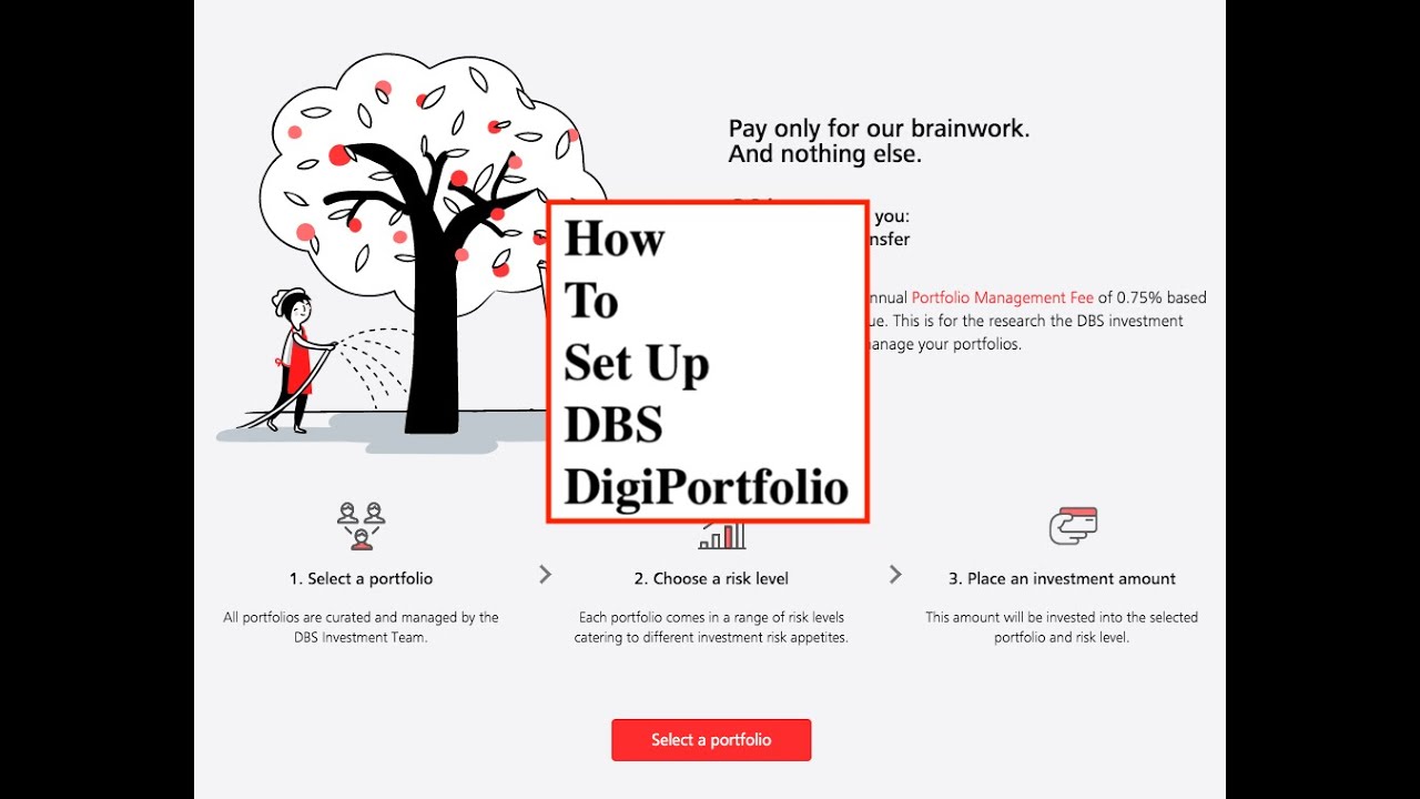 DBS digiPortfolio- How to Set Up