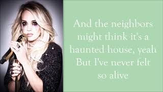 Carrie Underwood ~ Ghosts on the Stereo (Lyrics)