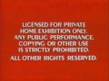 LaserVision FBI Warning Walt Disney Home Video Logo 1984 1986