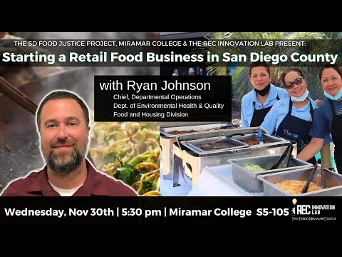 , title : 'Starting a Retail Food Business in San Diego County with Ryan Johnson'