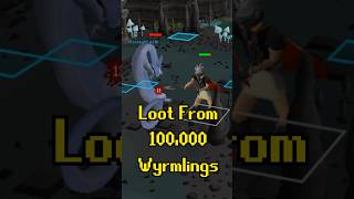 Loot from 100,000 Wyrmlings (Are They Worth it - OSRS) #osrs #gaming #runescape