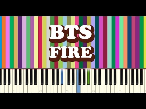 music u sheet seventeen pretty BTS piano FIRE Cover: Piano sheets ApianoA Kpop