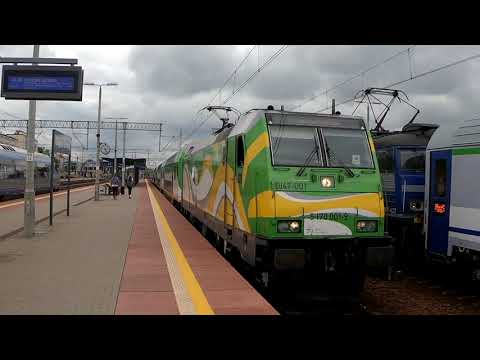 Pociąg Słoneczny na stacji Gdańsk Główny oraz Gdynia Główna - Wakacje 2022 - Część 4