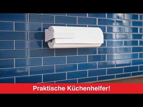 Artikelvideo 1 für tesa Küchenrollenhalter 70048-00000-01 weiß Metall, Artikelnummer 520146