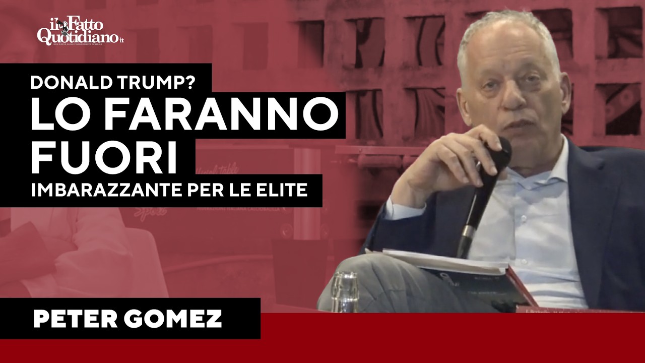 Gomez: "Trump? Lo faranno fuori, imbarazzante per le élite"
