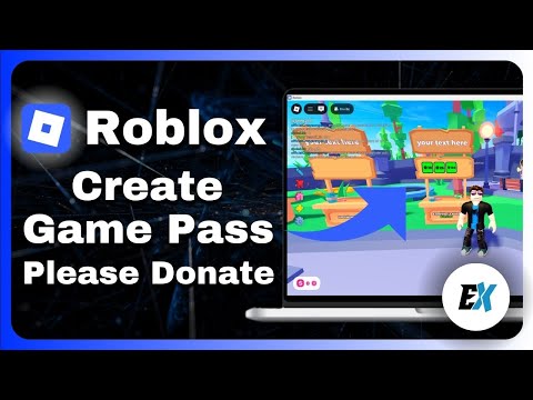 Как создать игровой пропуск в Roblox. Пожалуйста, пожертвуйте. Заработайте Robux в игре. Пожалуйс...