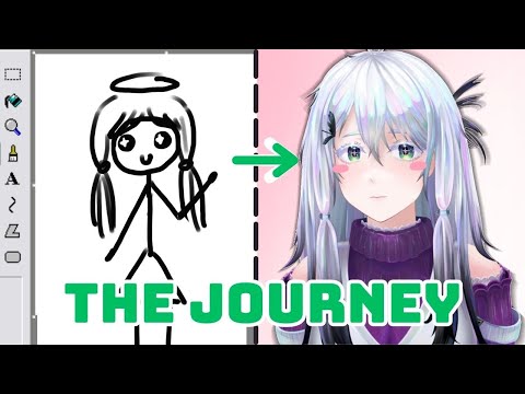 How I Made My First VTuber Model from Scratch | Design, Rigging & Tips!