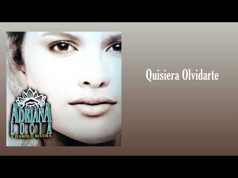 Quisiera Olvidarme de Ti - Adriana Lucía - Vallenato Romántico (Audio Oficial Sonolux)