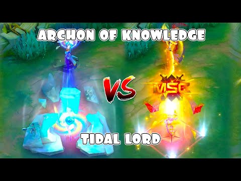 Natan Archon of Knowledge VS Tidal Lord | MSC VS Collector Skin Comparison
