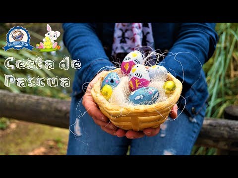 Cesta pascua al horno una cesta de pan para los huevos de pascua diferente  Nati recetas caseras
