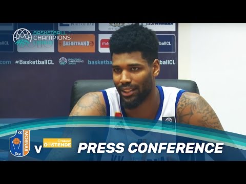 KK Mornar (MNE) v Telenet Oostende (BEL) - Press Conference - Basketball Champions League
