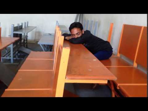 Sleeping like a log.