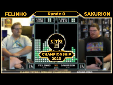 CTGC 2020 - Round 0 (Felinho vs. Sakurion) - Classic Tetris Germany Championship 2020 - Runde 0