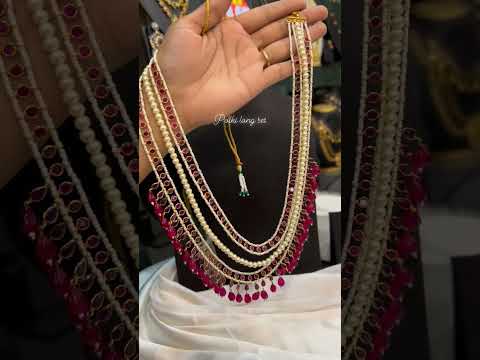 😍Polki Lang set ||Best quality||New collection#polkijewellery  #subscribe #like #longharamjewellery