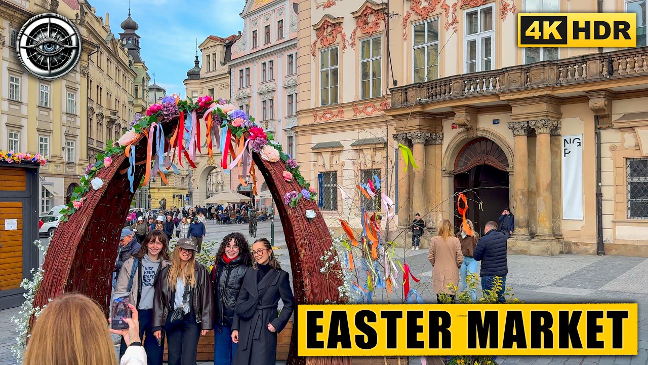 Immersive street-level walking tour through Prague Charles Bridge, Czech Republic, showcasing authentic urban landscapes, local architecture, and the vibrant atmosphere of the city's neighborhoods