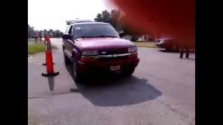 preview picture of video 'johnson county sheriff & Goreville police blocking road for2013 4th july parade goreville illinois.'