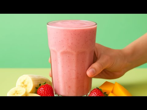 Recette Smoothie fraise grenade pétillant