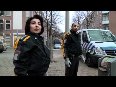 TV Veilig - stadswachten op huisvuilcontrole