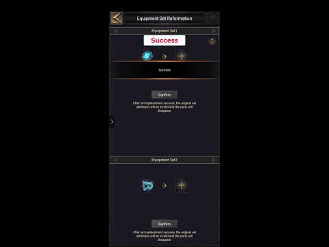 Clash of Kings: Lucky Equipment Set Reformation.