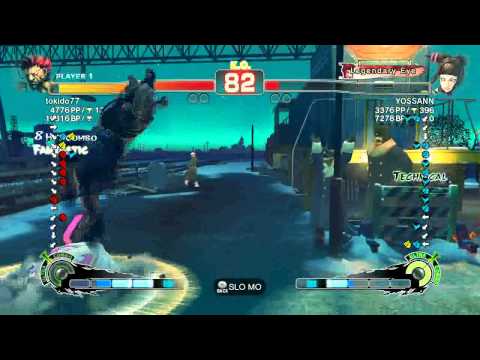 SSF4 AE Akuma (tokido77) vs. Juri (YOSSANN) Xbox LIVE Japanese Ranking Match